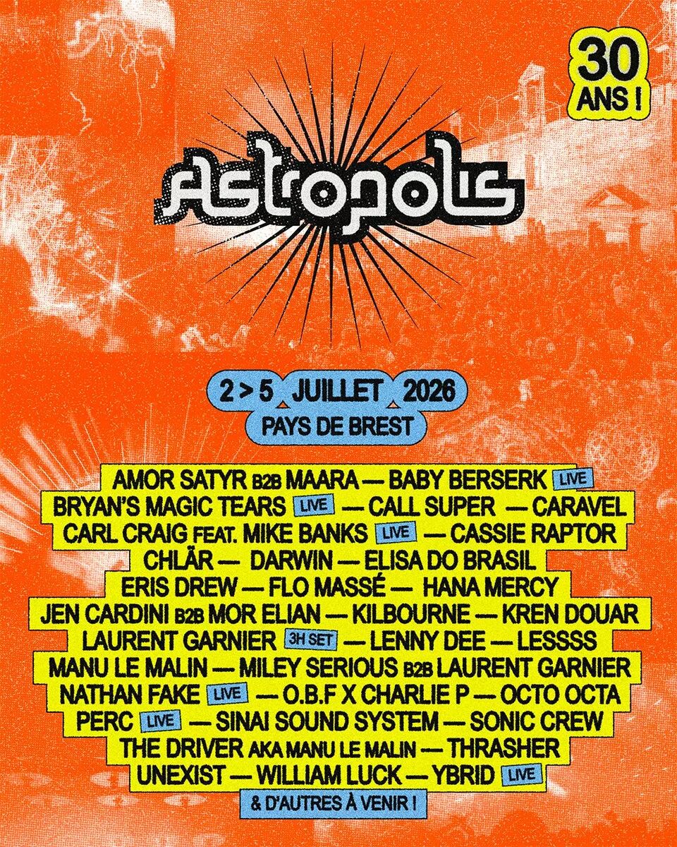 Plakat des Astropolis-Festivals
