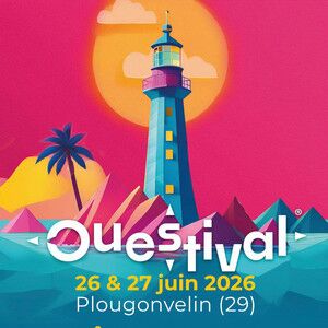 Plakat des Festivals Ouestival in Plougonvelin